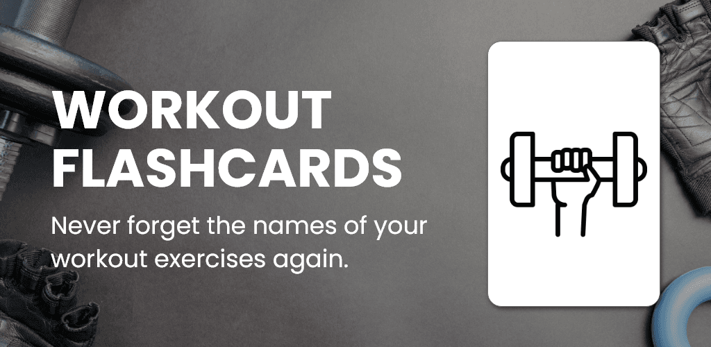 Flashcards App for Workout Exercises